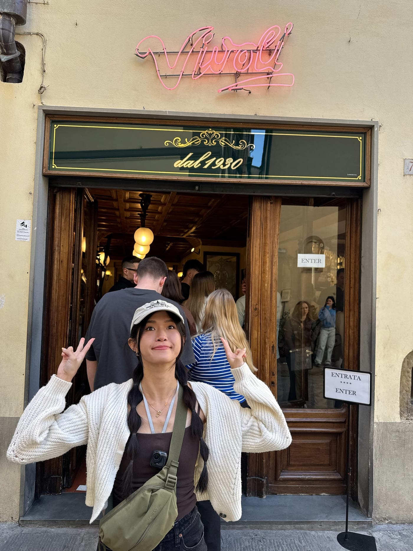 Vivoli storefront in Florence