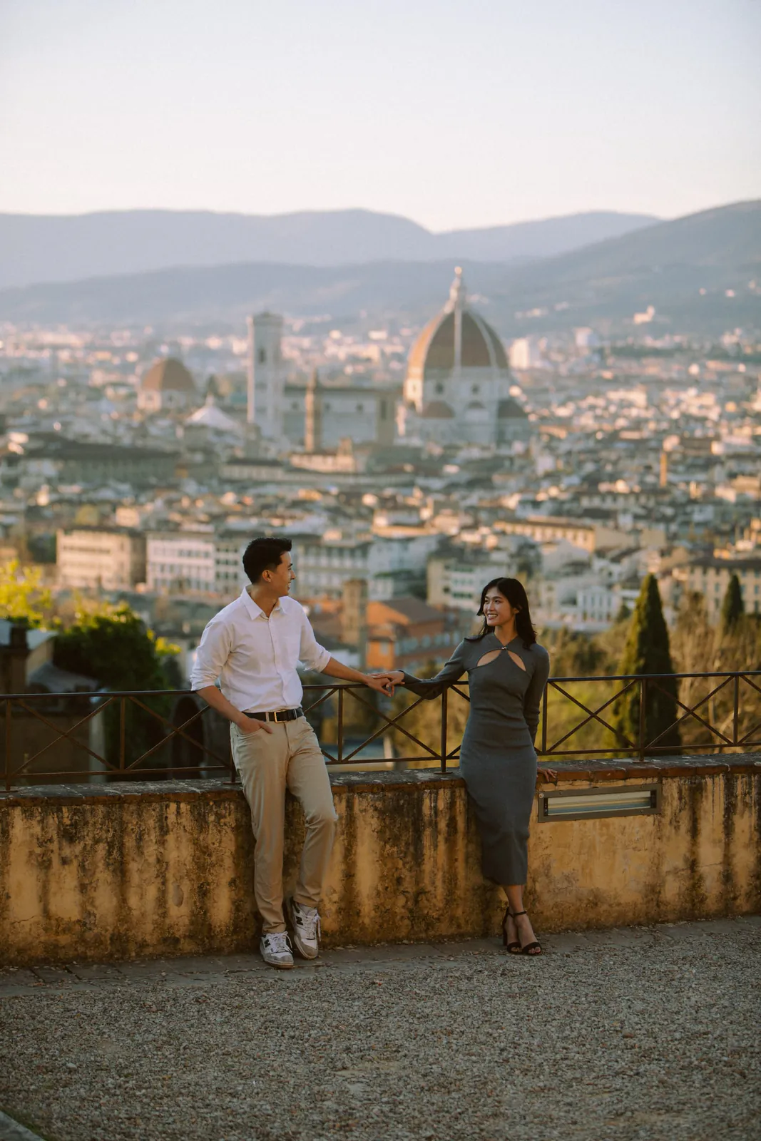 Florence skyline with the Duomo seen from Piazzale Michelangelo