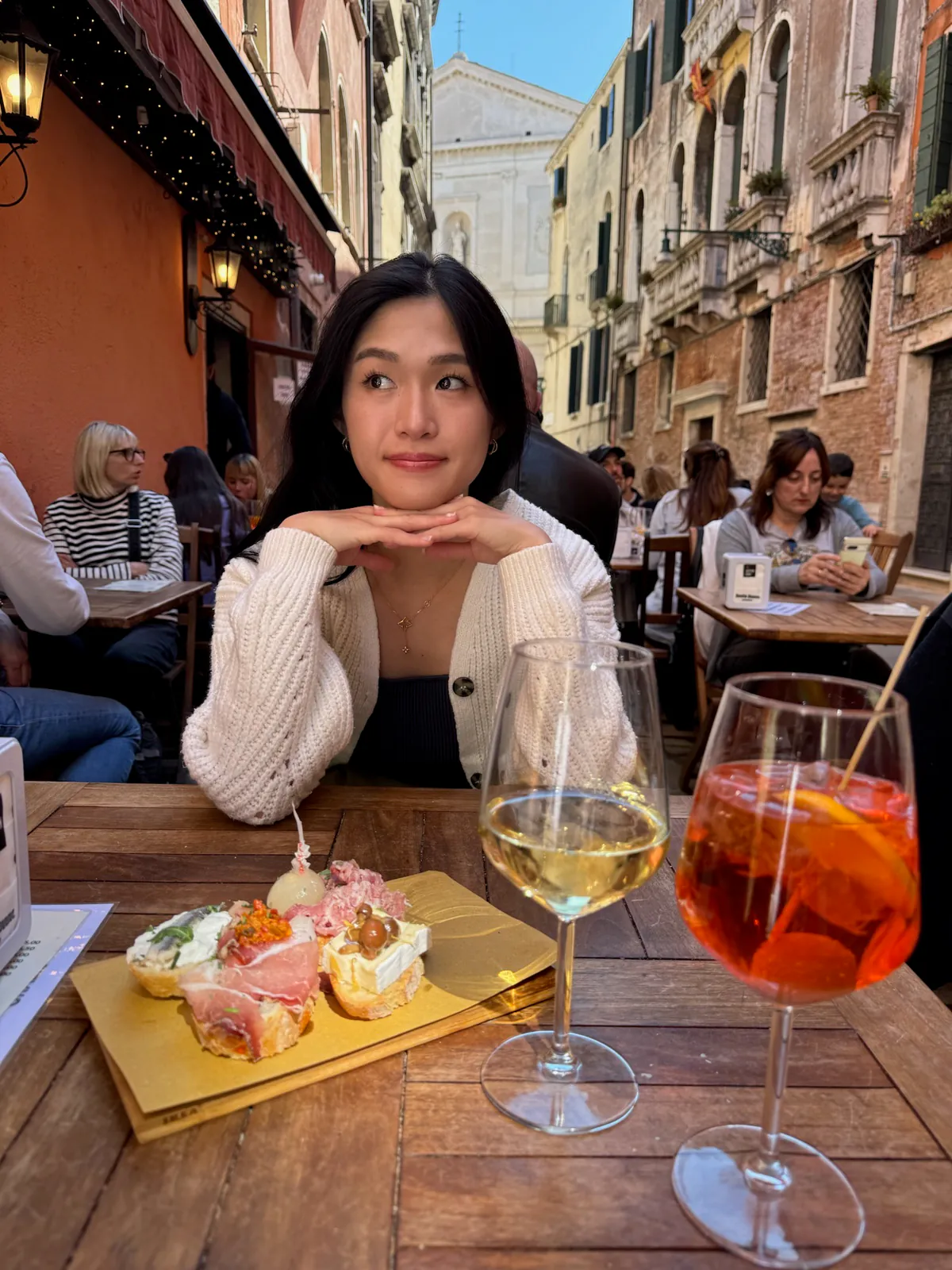 Cicchetti and spritz at Osteria Dai Zemei in Venice